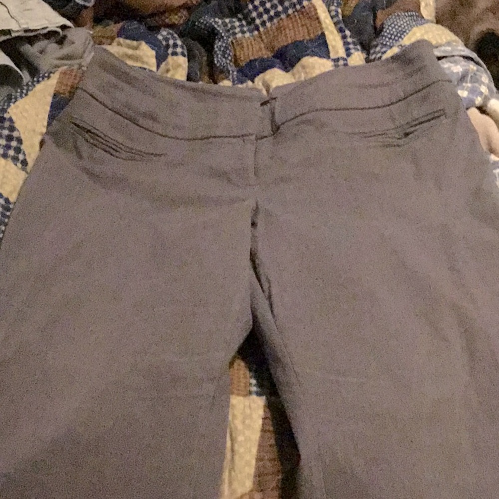 Gray dress pants